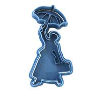 Cuticuter Mary Poppins Silueta Taglia-Biscotto, Blu