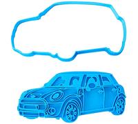 Cuticuter Mini Cooper Taglierina Biscotto, Blu, 8x7x1.5 cm