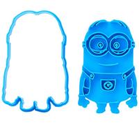 Cuticuter Minion Set di formine per Biscotti, Blu, 8x7x1.5 cm, 2 unità