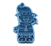 Cuticuter Natale Elfo di Biscotti, Blu, 8 x 7 x 1.5 cm