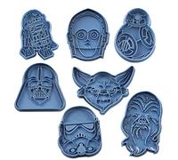 Cuticuter Star Wars Pack 7 Pezzi Taglia-Gallette, Blu