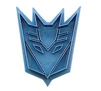 Cuticuter Transformers Decepticon di Biscotti, Blu, 8 x 7 x 1.5 cm