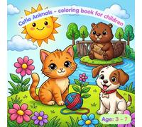 Cutie Animals - coloring book for children: Age: 3 - 7