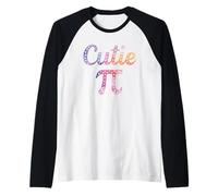 Cutie Pi Numero irrazionale Pi Matematica Nerd Geek Pi-Day Matematica Maglia con Maniche Raglan
