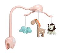 CUTIE PUMPKIN Baby Music Culla Mobile per Pack e Box con Luci Nursy, Musica Rilassante e Suoni Naturali, Proiettore di Luce con Stelle e Forme, Giocattoli Neonati con Vibrazione Culla