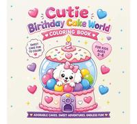 Cutie's Birthday Cake World, Coloring Book, Adorable Cakes, Sweet Adventures, Endless Fun!: Cute Puppy Coloring Book for Kids Ages 3-8 | Cupcakes, Cakes, Sweet Treats & Adorable Fun