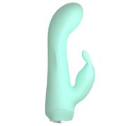 Cuties Mini 4 - Vibratore a batteria, impermeabile, coniglietto (verde)