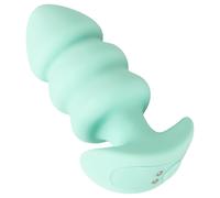 Cuties Mini - plug anale vibrante sferico (verde)