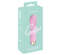 Mini Vibratore Cuties - Ricaricabile, Impermeabile e a Spirale (Rosa)