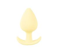 Mini Tappo Anale in Silicone Cuties - Giallo (3,1cm)