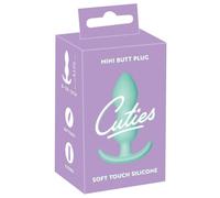 Mini Tappo Anale in Silicone Cuties - Menta (2,3cm)