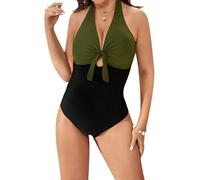 CutitiUU Costume Intero Donna Sexy Costume da Bagno Intero Modellante Costumi Interi Scollo a V Pancia Cross Costumi Un Pezzo Spiaggia Beachwear Costumi da Bagno Bikini Sexy(M|)