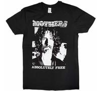 CUTLERY SUIT Men's Frank Zappa T Shirt - Absolutely Free Black & White Cover Mothers Black XXL