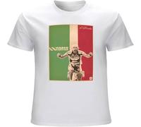 CUTLERY SUIT Men's Nole T-Shirt Marco Pantani Ciclismo Campione Il Pirata Cesenatico Black White XXL