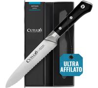 Cutluxe Seghettato Coltello Universale - 13 cm Coltello da Cucin Lama seghettata