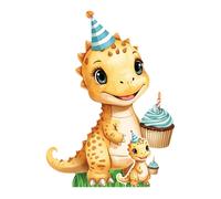 Cutout Di Baby Tyrannosaurus Con Standee Mini Cartoon Gratuito E Carino