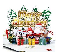 CUTPOPUP Merry Christmas - 3D Biglietti Natale 2024, Biglietti Auguri Natale, Biglietti Auguri Natalizi, Biglietto Natale, Christmas Cards, Xmas Cards (Merry Christmas) US8-CN256IT