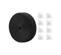 Cuttable Nylon per tv Safety Strap 16ft No-Drill Cuttable Nylon(4PCS) | Custom cut length, strong nylon webbing, no drilling needed, secure flat screen TVs, prevents tipping