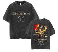 CUTTE Clair Obscur: Expedition 33 Fan Art | Maglietta in Cotone Lavato | Stile Gaming Unisex (1,M)