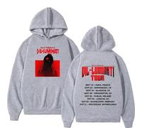 CUTTE Dil-Luminati Tour UK 2024 Felpa, Merchandising Ufficiale Diljit Dosanjh, Stile retrò Classico A Maniche Lunghe (Gary,3XL)