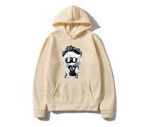 CUTTE Felpa con Cappuccio Murder Drones | Design Serial Designation | Taglio Oversized Unisex in Pile (Sì,S)