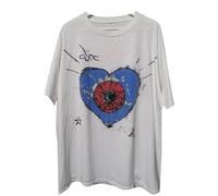 CUTTE T-Shirt The Cure Friday I'm in Love Uomo - Licenza Ufficiale, Colore Bianco (Bianco,XXL)