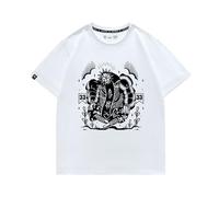 CUTTEE Clair Obscur Expedition 33 Vintage Rpg Graphic Tee - Oversized Gaming T-Shirt for Men-White||m