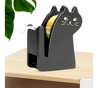 Cutter A Nastro In Legno - Distributore Di Nastro Ponderato | 8.7x7x3,7 Cm Dispenser Di Nastro Da Imballaggio Multifunzione | Distributore Di Nastro Vivido Per Retribuzione Per Il Dormitorio, Soggiorn