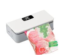 Cutter and Sealer, Small Bag Sealer, 2 in 1 Chip Bag Sealer, Cutter Vacuum Sealer Fridge Magnet, 6 Speed Intelligent Temperature Control, Rechargeable Bag Sealer for Sealing and Cutting