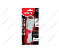WIGO - Cutter Expert Lama Trapezoidale Con Ritorno Automatico Con Riserva Lame In Bls