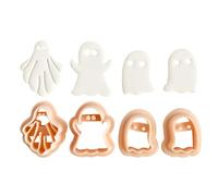 Cutter Di Biscotti Fantasma - Stampo Biscotti, 'impasto | Pressa Fondente Creativa Per Cottura, Divertimento Pasticceria A Forma Fantasma, Set Utensili Da Cucina Simpatico, Spettrale Gli Sn