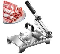 Cutter di carne manuale | Piancenzie di tagliatore di carne surgelati | Macchina da taglio da 29,9 cm con spessore di taglio da 0,2 mm-8 mm | Robusta macchina da taglio delle ossa per cucina e cucina