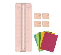 Cutter Di Carrello Di Carta Utilizzabile Flessibile - Cutter Di Carta Per Cucciolo Di Carta, Taglierina Di Carta Dritta, Precisione Senza Sforzo Anti -Slip Strumento Di Precisione Di Precisione Bidire