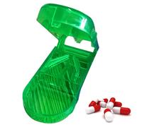 Cutter di compresse di pillola - tagliere di precisione con materiali errati | Splitter pillole affilato | Dispenser tabllet piill per un dosaggio accurato e una facile gestione dei farmaci