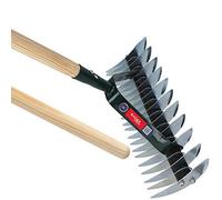 Cutter di Kadax in acciaio di alta qualità, ventilazione a due pavimento a due lettere, ventola del prato, sfilata manuale con larghezza di lavoro di 37 cm, coltivatore (con stelo)
