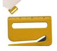 Cutter di lettere per buste - Strumento di apertura della busta | PP tagliere utensile 9.5x6.3x0.3cm con ingrandimento lineare punta di vetro per avvolgimento delle lettere di carta documenti della sc