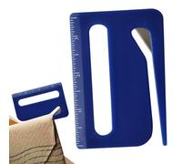 Cutter di lettere per buste - Strumento di apertura della busta | PP tagliere utensile 9.5x6.3x0.3cm con ingrandimento lineare punta di vetro per avvolgimento delle lettere di carta documenti della sc