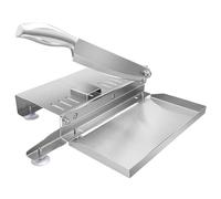 Cutter di ossa, ciclista di carne manuale in acciaio inossidabile con scala e vassoio per alimenti, taglierina per carne e manico non slip una ventosa per la molla manuale della cucina