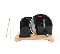 Cutter di pane manuale Acciaio inossidabile a fetta regolabile con pedalare a mano in legno per la delitto fatta in casa per la gastronomica