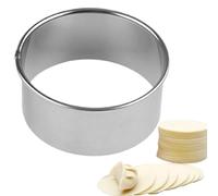 Cutter di pasticceria rotonda, taglierina per biscotti rotondi Anelli da