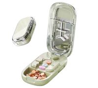 Cutter di pillole | Crusher per farmaci portatili | Organizzatore settimanale per il di viaggio in casa di viaggio in casa Daily Business Temica Weekly Orgaacampada Nursies Nurses Anziani adult