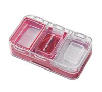 Cutter di pillole portatili - splitter per compresse a doppio strato | Cutter di pillole per ospedale, bambini, lavoro, adulti, infermieri, viaggi, scuola, campeggio, business, facile utilizzo, sicuro