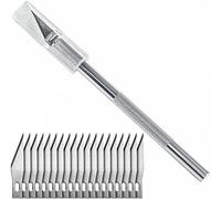 Cutter di precisione con 20 lame di ricambio, tipo 11