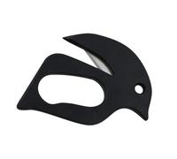 Cutter in scatola a forma di animale - Apri artigianato in acciaio ABS compatto, Strumento di pacchi piccoli | 10G Cutter di posta ergonomico nero per buste, apertura del pacchetto, accessorio tascabi