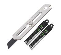 Cutter Mini Per Arte | Blocco Scorrevole Multifunzionale - Cutter in Acciaio Inossidabile per Cartone e Scatoloni | Per Tappeti Carta Pelle Cartone Studenti Ragazze Adolescenti Adulti Professionisti