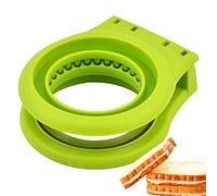 Cutter Mold For Sandwich - PP Stainless Steel 12,3 x 14,4 x 4,5 cm | Rotondo Sandwich Maker, Uncrustable Pocket Cutter Tool | Portatile Crimping Mold Per Pancake Breakfast Pranzo Kitchen U