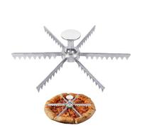 Cutter per torte - taglierina per pizza con denti multipli - taglierina per torte di mele pizza - fatta in lega di alluminio con design 'impugnatura - Accessori da forno anche per il taglio e
