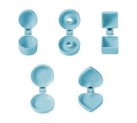 Cutter Pop Per Cake - Muffa Pop Cake | Stampo Per Creatore Di Dessert Rotondo | 5 Pezzi Per Pressione A Rilascio Facile Per Le Palline Di Riso Al Cioccolato Argillose Morbide Mochi Celebrazioni