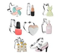 Cutter Sugar Wedding Dress - 16 | Set di decorazioni per laurea, compleanni, battesimi, baby shower, fondente, biscotti, biscotti