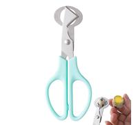 Cutter uova - design ergonomico, acciaio durevole, ABS resistente | strumento 14 cm con uso colazione, brunch, catering, pic-nic, preparazione ricette, decorazione